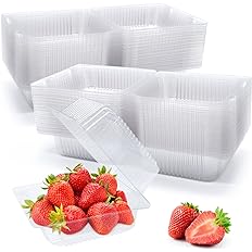 Photo 1 of 100 Pack Clear Plastic Take Out Container