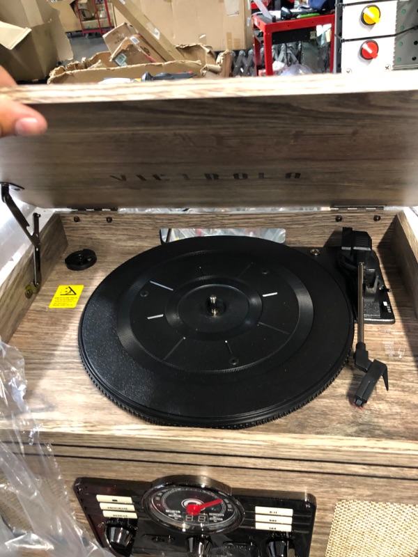 Photo 1 of Victrola Nostalgic 6-in-1 Bluetooth Record Player & Multimedia Center with Built-in Speakers