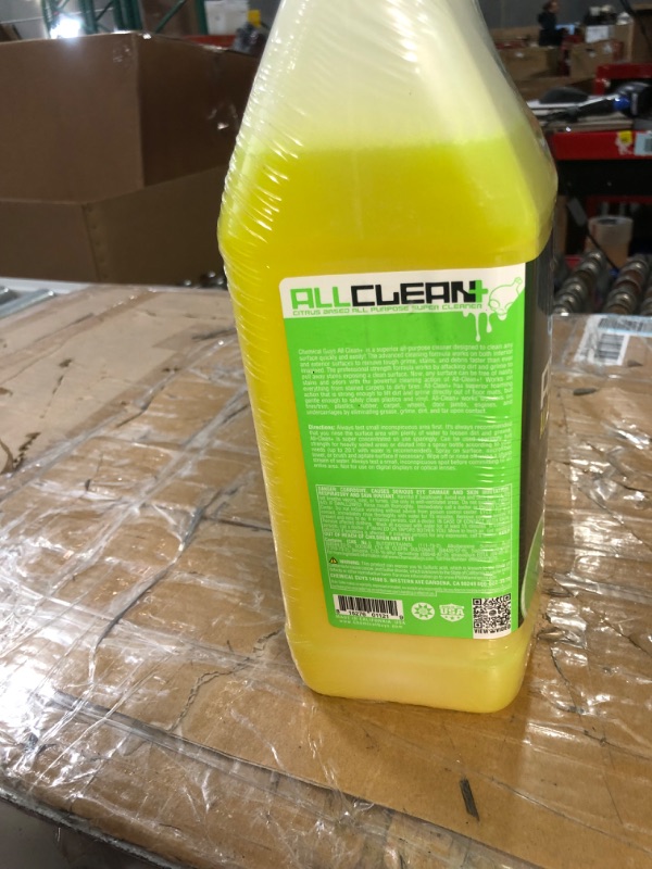 Photo 2 of Chemical Guys CLD_101 All Clean+ Citrus-Based All Purpose Super Cleaner, Safe for Cars, Trucks, SUVs, Motorcycles, RVs & More, 128 fl oz (1 Gallon), Citrus Scent 128 oz Cleaner Only