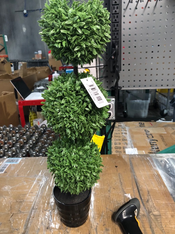 Photo 3 of [DAMAGED SEE PICTURES]
Admired By Nature Artificial Boxwood Topiary, GTR7680-GREEN