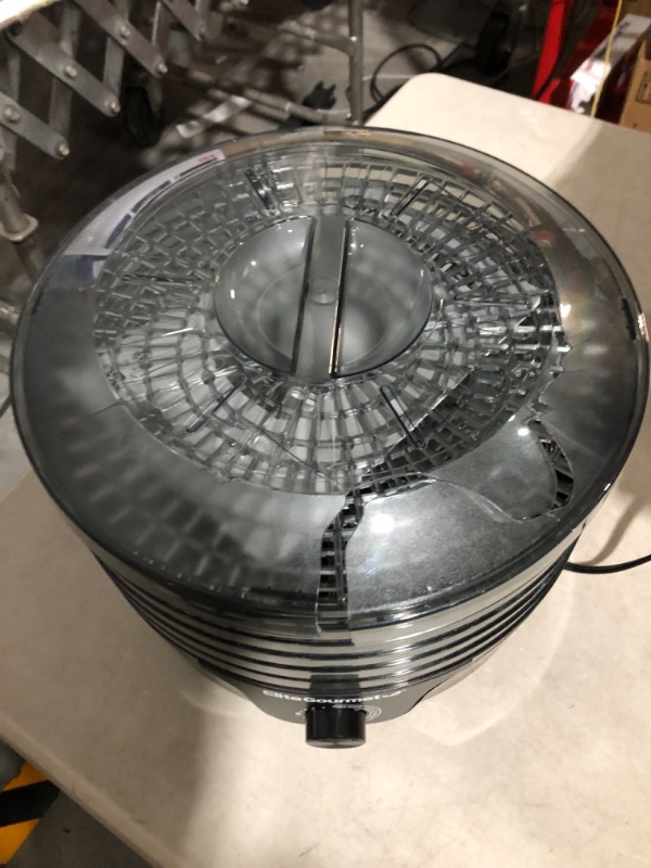 Photo 2 of **PARTS ONLY** *DAMAGE* *SEE CLERK NOTES* Elite Gourmet EFD319 Food Dehydrator