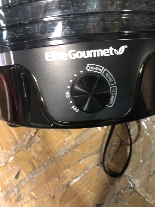 Photo 5 of **PARTS ONLY** *DAMAGE* *SEE CLERK NOTES* Elite Gourmet EFD319 Food Dehydrator