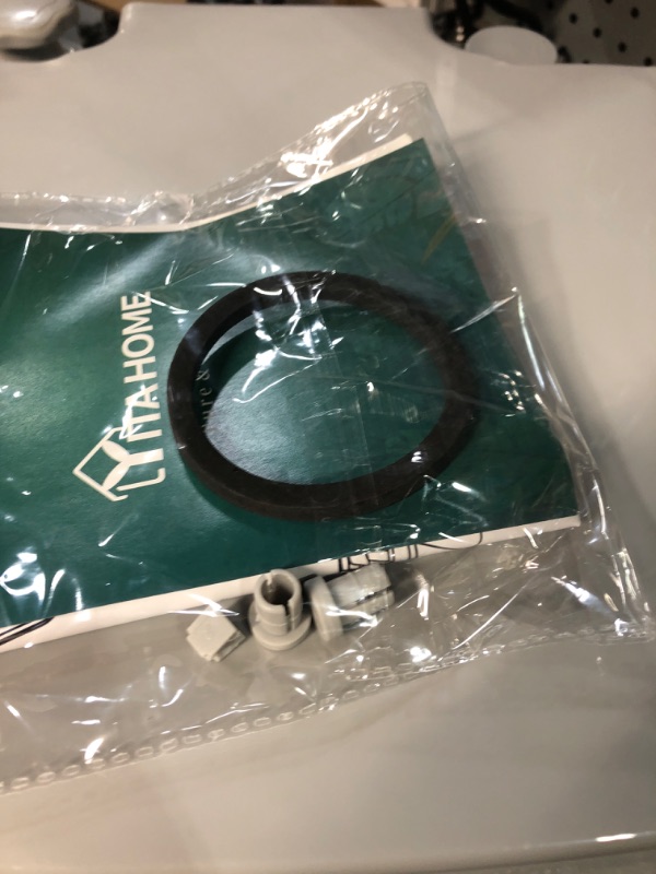 Photo 1 of YITAHOME 5.3 Gallon Portable Travel Toilet RV Potty Upgrade Double Outlet Water Spout Handle Flush Pump Detachable Water Tank with Drag Wheel for Camping Boating Hiking Trips