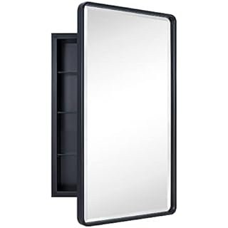 Photo 1 of **STOCK PHOTO FOR REFERENCE** Fundin Plastic Medicine Cabinet, Beveled Edge Mirror Door