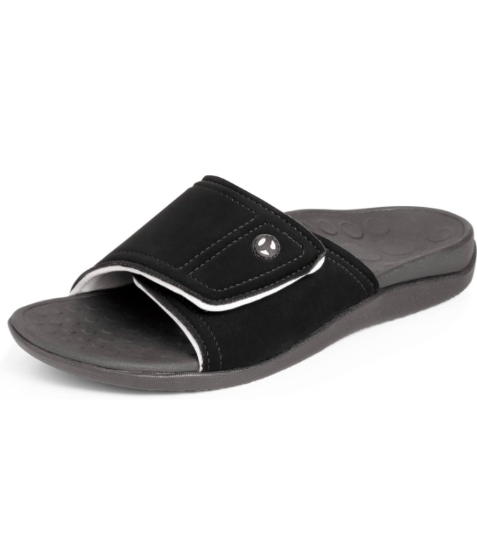 Photo 1 of 
Vionic Tide Kiwi Unisex Adjustable Slide Sandal - Supportive Recovery Flat Sandals That Include Three-Zone Comfort with Orthotic Insole Arch Support, Medium Fit