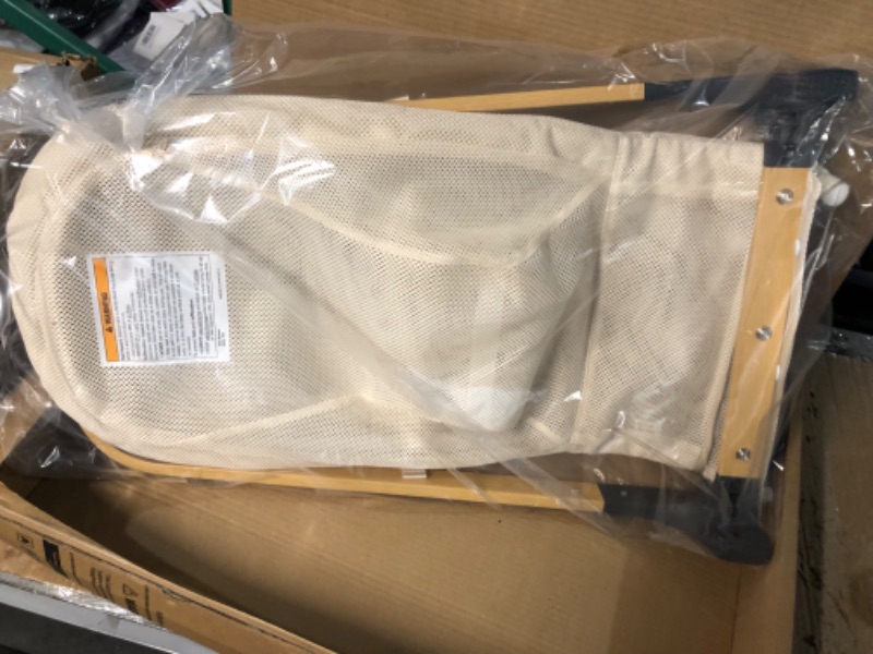 Photo 1 of ANGELBLISS Baby Bouncer, Portable Bouncer Seat for Babies, Infants Bouncy Seat with Mesh Fabric, Natural Vibrations (Beige)
