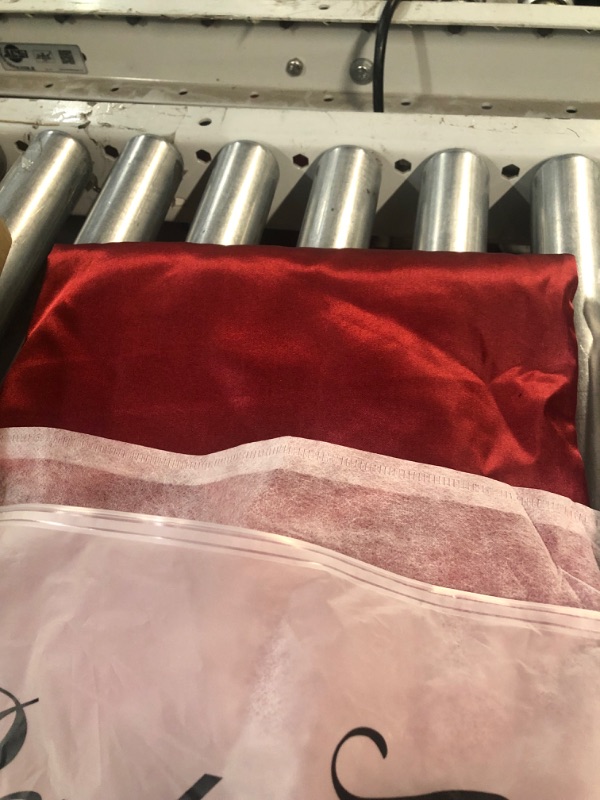 Photo 3 of **NON REFUNDABLE
BUNDLE OF 2 SETS TWIN 3 PIECE SILK SHEETS AND PILLOW CASES WINE RED