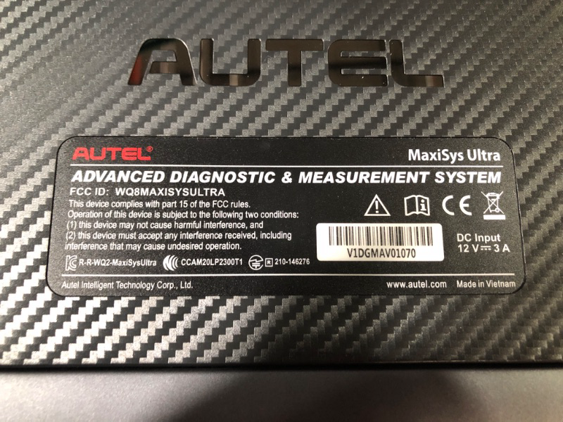 Photo 12 of **HAS BEEN USED- UNABLE TO TEST- UNKOWN MISSING ITEMS**
Autel - Maxisys Ultra Diagnostic Tablet with Advanced Vcmi (MSULTRA)