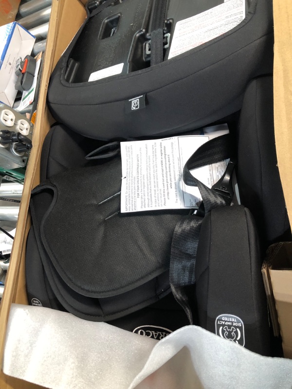 Photo 2 of **MANUFACTURED: 06-05-23**   Graco Tranzitions 3 in 1 Harness Booster Seat, Proof Tranzitions Black