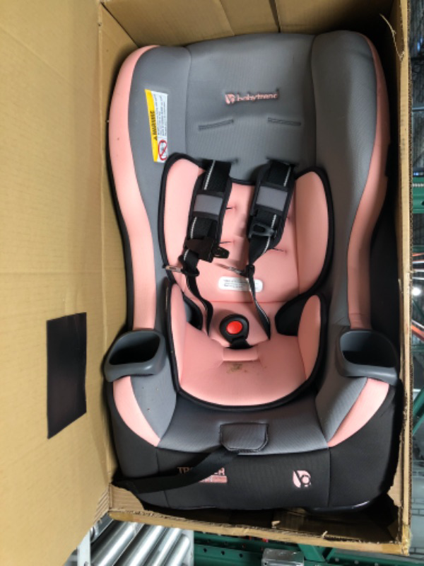 Photo 3 of *STAINED NEEDS TO BE WASHED** Baby Trend Trooper 3-in-1 Convertible Car Seat, Quartz Pink