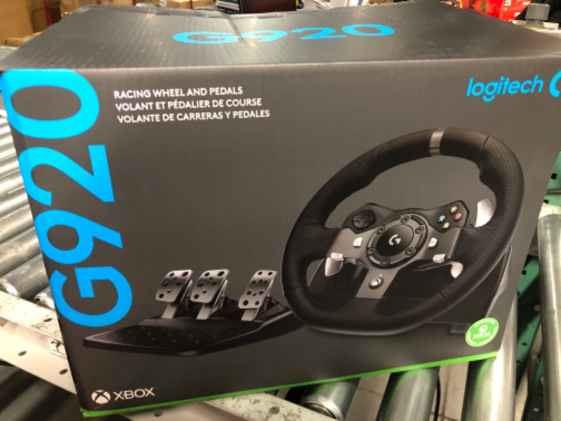 Photo 2 of Logitech G920 Driving Force Racing Wheel and Floor Pedals for Xbox Series X|S, Xbox One, PC, Mac