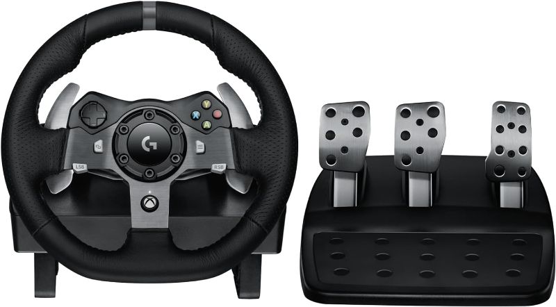 Photo 1 of Logitech G920 Driving Force Racing Wheel and Floor Pedals for Xbox Series X|S, Xbox One, PC, Mac