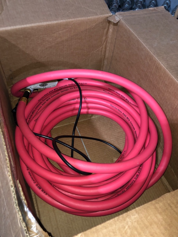 Photo 3 of K&H Pet Products 100213168 Thermo Ice Free Heated Water Hose Rubber Red, 20 Feet 100 Watts 20 Feet 100 Watts Retail Box