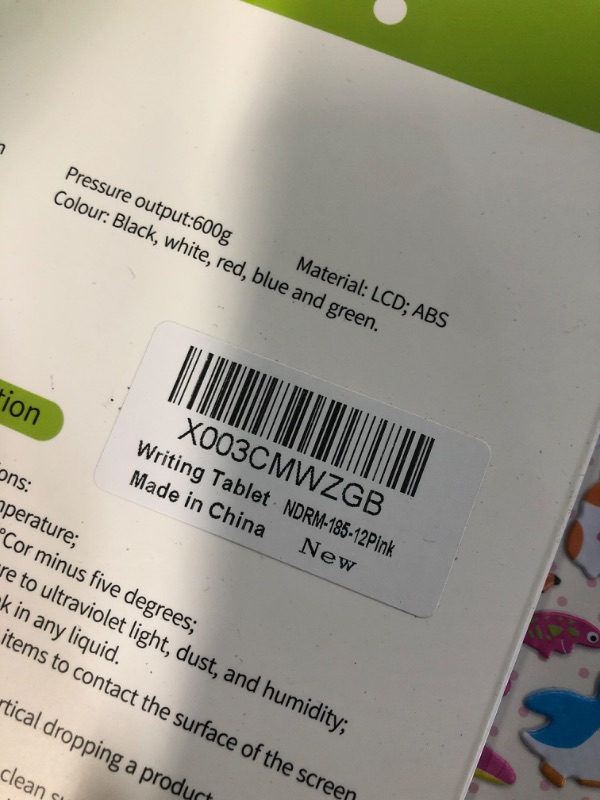 Photo 1 of ONLY 2 PINK****PHOTO USED AS REFERENCE*****LCD Writing Tablet 