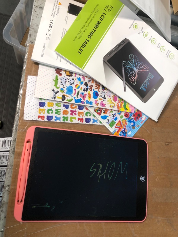 Photo 1 of ONLY 2 PINK****PHOTO USED AS REFERENCE*****LCD Writing Tablet 