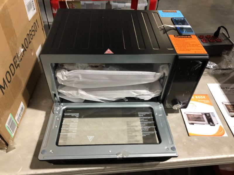 Photo 4 of **PARTS ONLY/NON-REFUNDABLE***
WHALL Toaster Oven Air Fryer, Max XL Large 30-Quart Smart Oven,11-in-1 1700W/Black