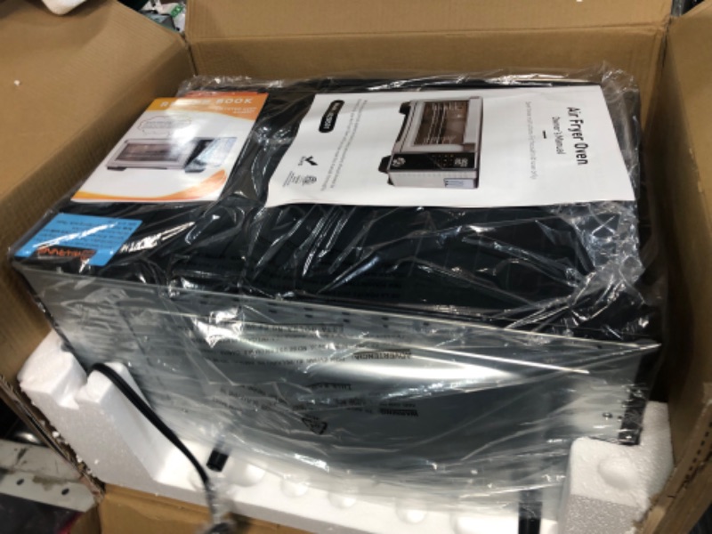 Photo 1 of **PARTS ONLY/NON-REFUNDABLE***
WHALL Toaster Oven Air Fryer, Max XL Large 30-Quart Smart Oven,11-in-1 1700W/Black