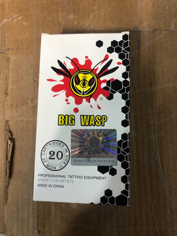 Photo 2 of BIGWASP Professional 17RM Disposable Tattoo Needle Cartridge #12 Standard 17 Curved Magnum (1217RM) 20Pcs 35/17RM