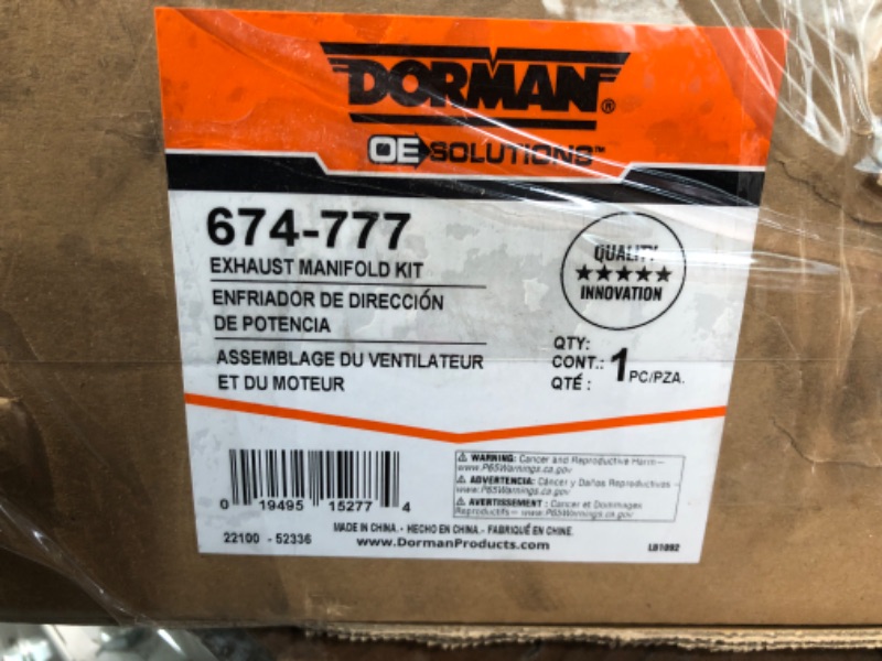 Photo 8 of Dorman 674-777 Exhaust Manifold Kit - Includes Required Gaskets and Hardware Compatible with Select Models