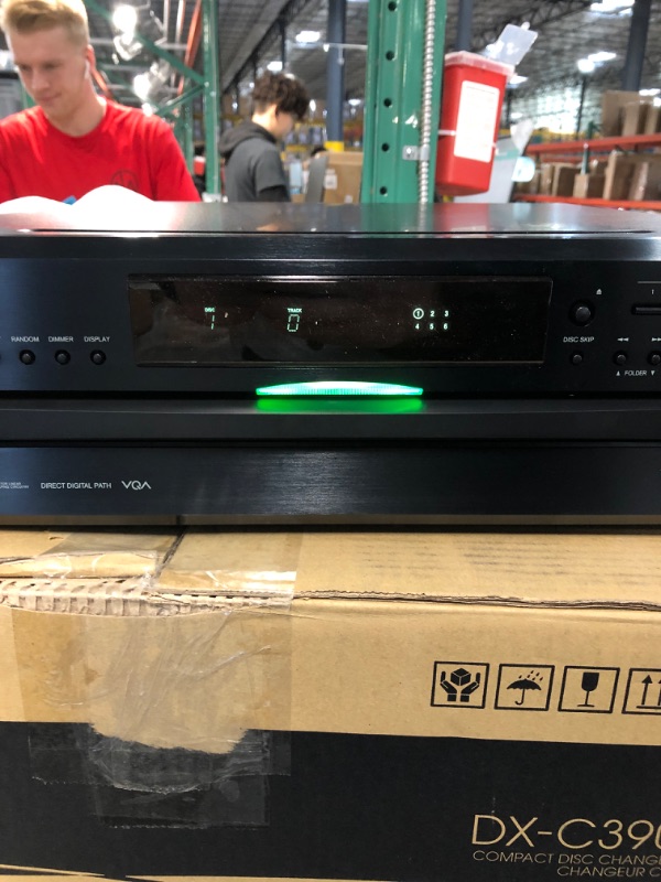 Photo 4 of PARTS ONLY/ SEE NOTES*****
Onkyo DXC390 6-Disc Carousel Changer CD Player, Black