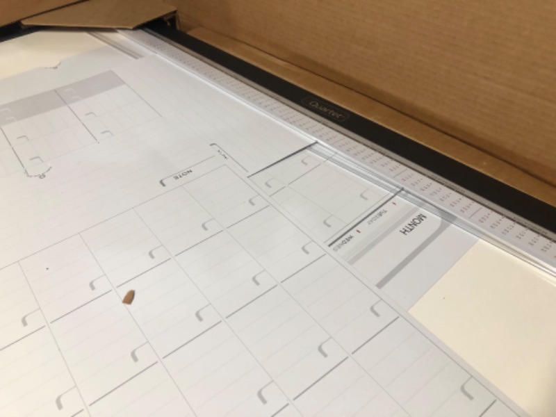 Photo 1 of Quartet Prestige 2 Sliding Three Month Calendar Board, 3' x 2', Total Erase Surface