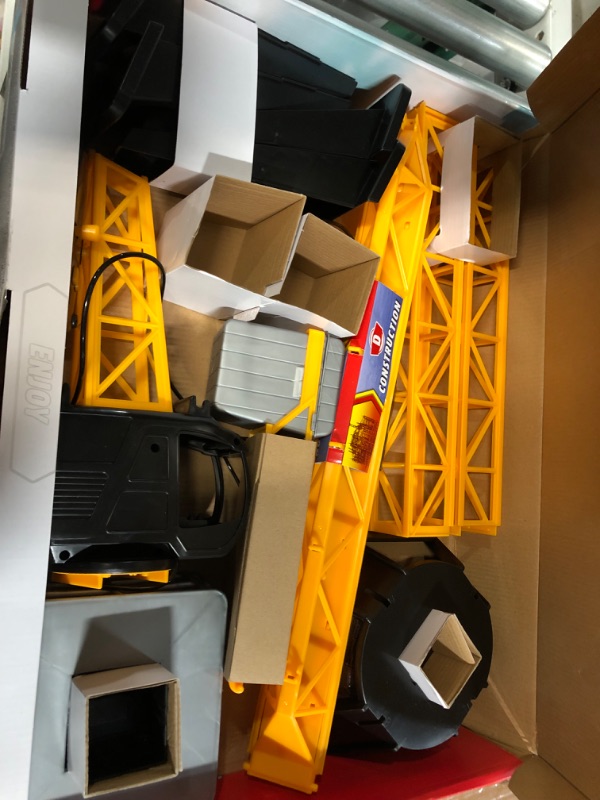 Photo 1 of FAIRLY NEW****DICKIE TOYS Mighty Construction Crane with Remote Control, 48" inches and 350 degree rotation Trolley, for Ages 3 and up