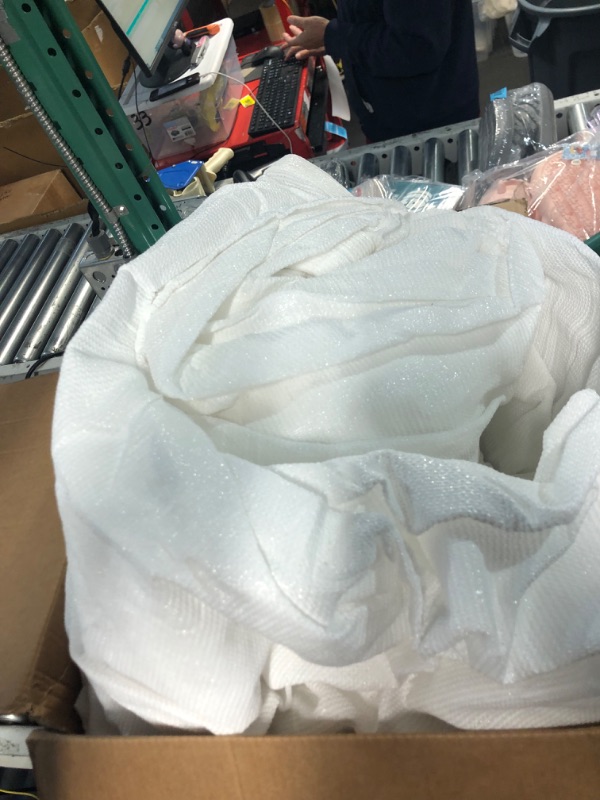 Photo 1 of  Multi-Purpose White Heavy Duty DRY TOP Poly Tarp