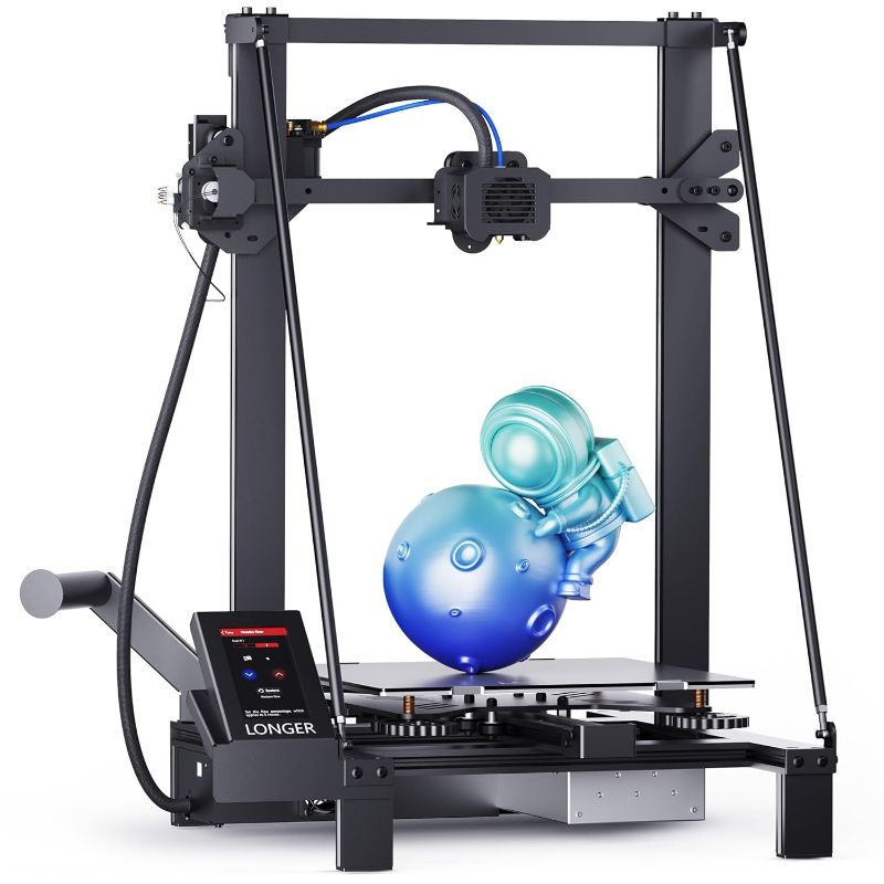 Photo 1 of **USED PRIOR** Longer LK5 Pro 3D Printer, FDM 3D Printer with Large Build Size 11.8x11.8x15.7in, 95% Pre-Assembled, Fully Open Source, Resume Printing, Silent Mainboard...