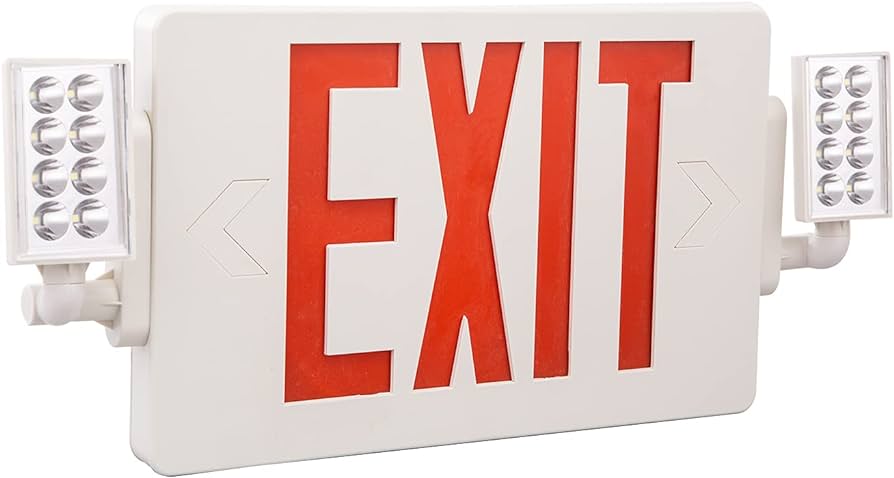 Photo 1 of EXITLUX 3 Pack UL Listed-Led Red Exit Sign