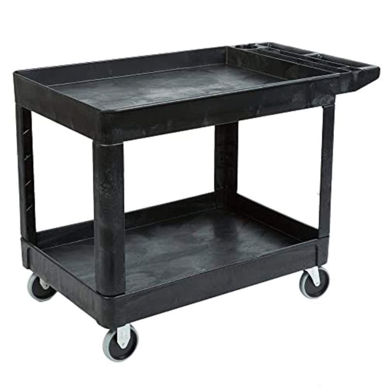 Photo 1 of Rubbermaid Commercial Products 2-Shelf Utility/Service Cart360