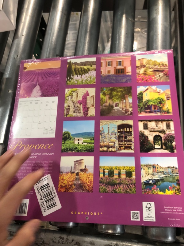 Photo 3 of 2023 Provence Monthly Wall Calendar by Red Robin Calendars 12" x 12"