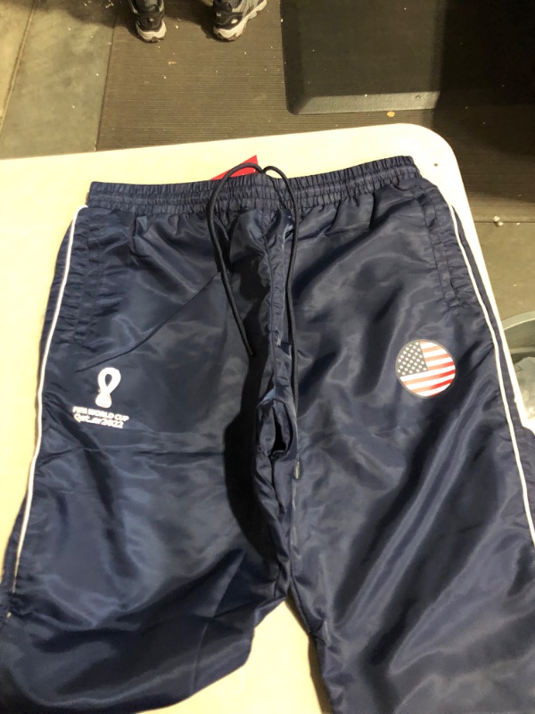 Photo 1 of Men's FIFA World Cup Pant United States World Cup Soccer Team SIZE X-Large Navy