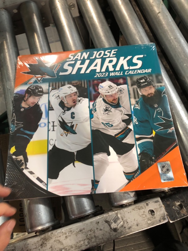 Photo 3 of Turner Sports San Jose Sharks 2023 12X12 Team Wall Calendar (23998011954), Multi