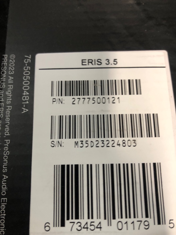 Photo 6 of PreSonus Eris 3.5 Gen 2 — 3.5-inch Powered Desktop Speakers for Multimedia, Gaming, Studio-Quality Music Production, 50W Power 3.5" Studio Monitors (Pair) 2nd Generation