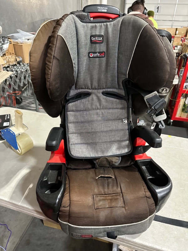 Photo 6 of Britax Grow with You ClickTight Harness-2-Booster Car Seat, Cool N Dry - Cool Flow Moisture Wicking Fabric ClickTight Cool n Dry