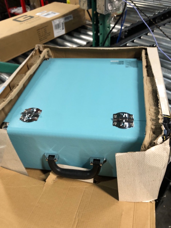 Photo 1 of [READ NOTES]
Victrola Vintage Vinyl Record Storage and Carrying Case, Fits all Standard Records - 33 1/3, 45 and 78 RPM, Holds 30 Albums, Perfect for your 