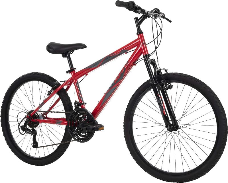 Photo 1 of **DAMAGE**
Huffy Stone Mountain Bike, 24 Inch Wheels and 14 Inch Frame Red 
