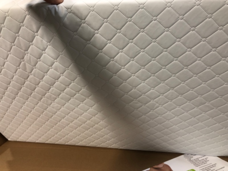 Photo 4 of **NEW** Dream On Me Holly 3” Fiber Portable, Greenguard Gold Certified, Waterproof Vinyl Cover, Lightweight Mini Crib Mattress, White