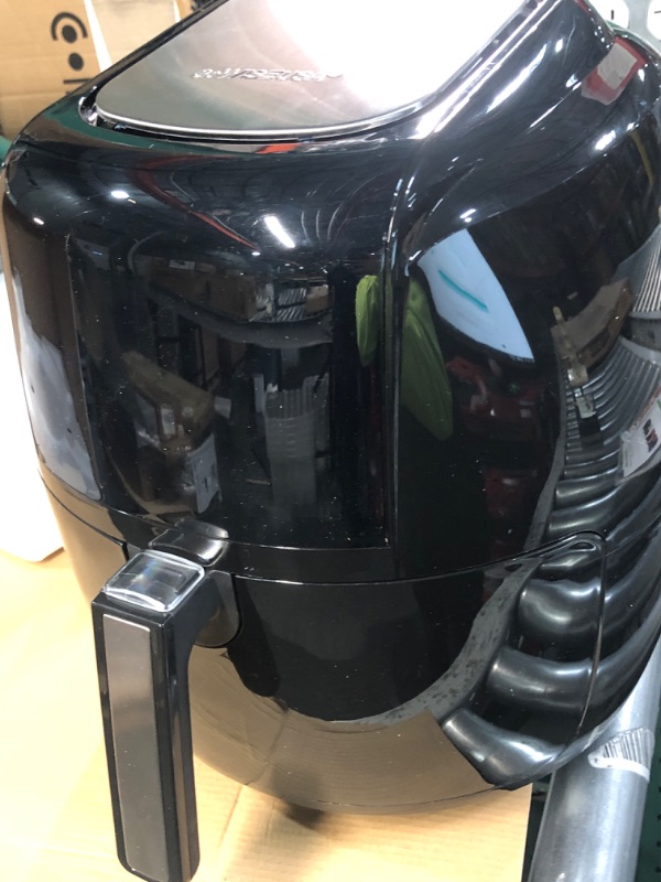 Photo 1 of **TURNS ON(UNABLE TO FULLY TEST)** GoWISE USA 1700-Watt 5.8-QT 8-in-1 Digital Air Fryer with Recipe Book, Black