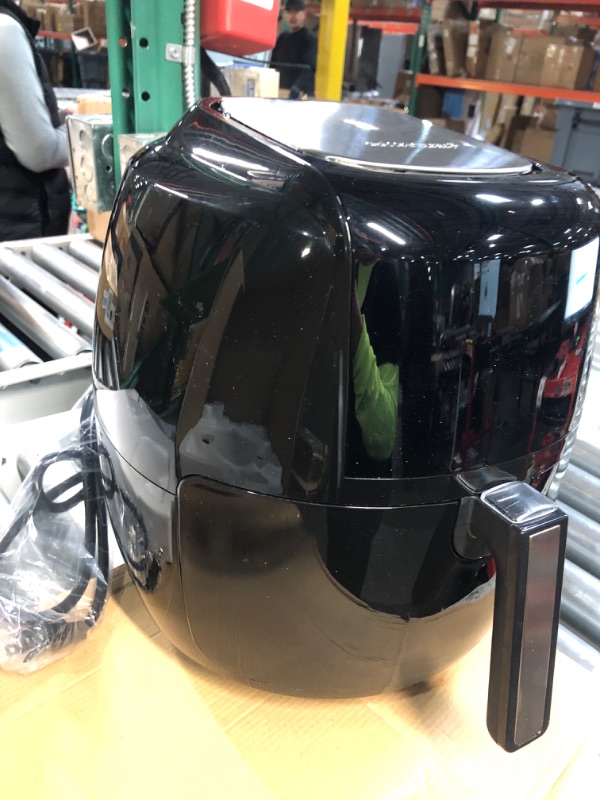 Photo 1 of **TURNS ON(UNABLE TO FULLY TEST)** GoWISE USA 1700-Watt 5.8-QT 8-in-1 Digital Air Fryer with Recipe Book, Black