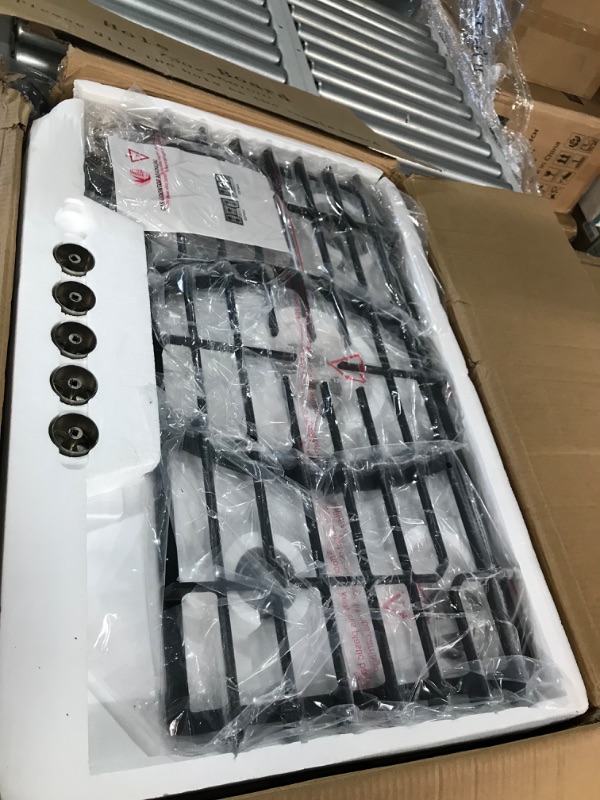 Photo 1 of **NON-REFUNDABLE-SEE COMMENTS** Trifecte 30 Inch Stainless Steel Gas Cooktop, Built-in Gas Stove Top with 5 Italy SABAF Sealed Burners Dual Fuel NG/LPG Convertible Gas 