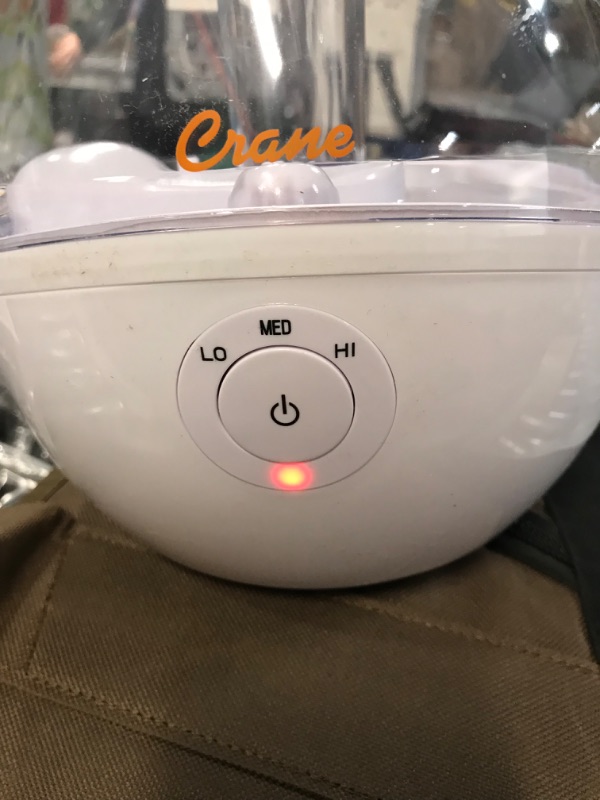 Photo 5 of **NON-REFUNDABLE-SEE COMMENTS** Crane Droplet Ultrasonic Small Air Humidifiers for Bedroom and Office, .5 Gallon Cool Mist Humidifier for Plants and Home, Clear and White