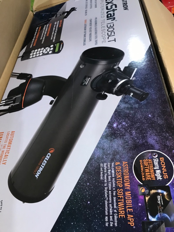 Photo 5 of Celestron - NexStar 130SLT Computerized Telescope - Compact and Portable - Newtonian Reflector Optical Design - SkyAlign Technology - 