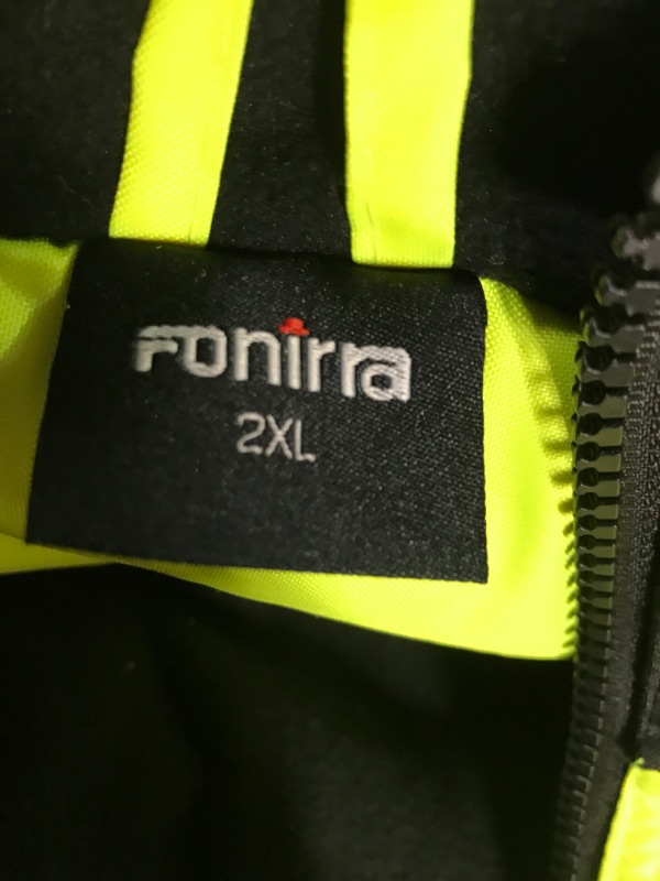 Photo 3 of *SEE NOTES* FONIRRA Hi-Viz Safety Full-Zip SIZE 2XL