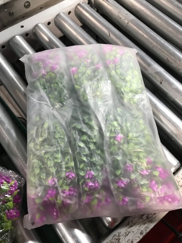 Photo 2 of Artificial Flowers Outdoor Fake UV Resistant Plants Decor 6 Bundles