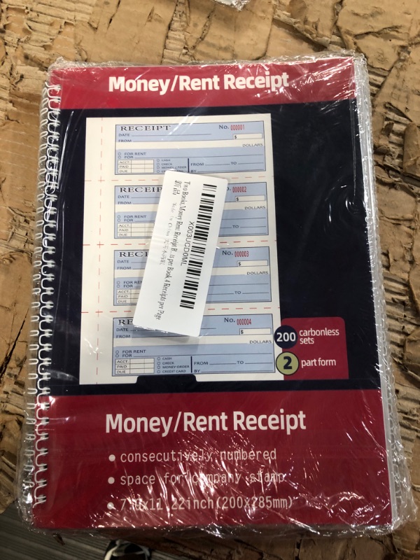 Photo 2 of Adams Money and Rent Receipt Book