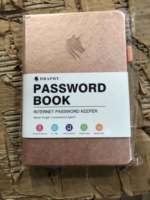 Photo 1 of Clever Fox Password Book with tabs