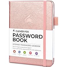 Photo 1 of Clever Fox Password Book with tabs