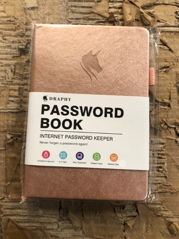 Photo 1 of Clever Fox Password Book with tabs