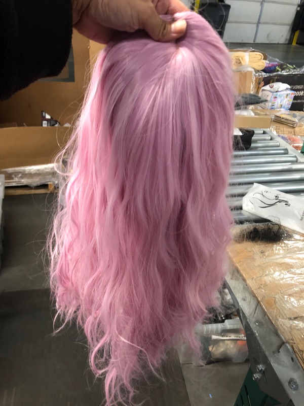 Photo 2 of DWMGLP 24 Women LONG PINK PURPLE Wig 